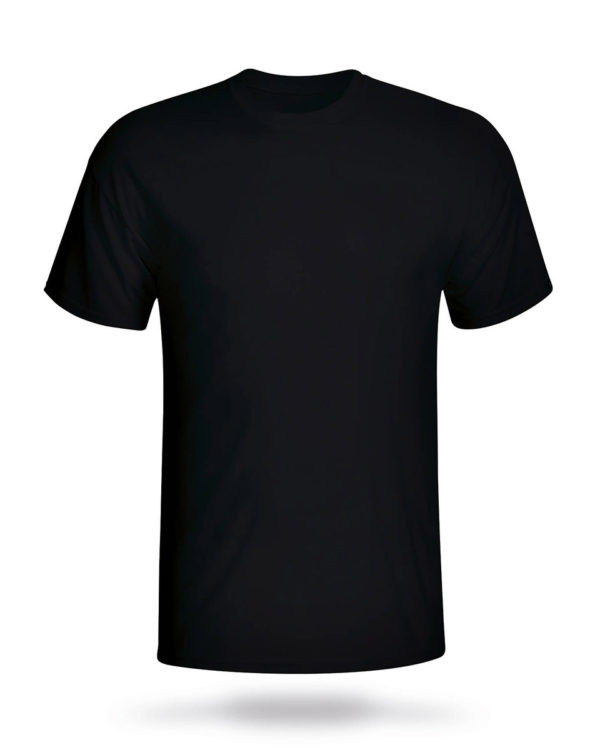 T Shirt Black Front